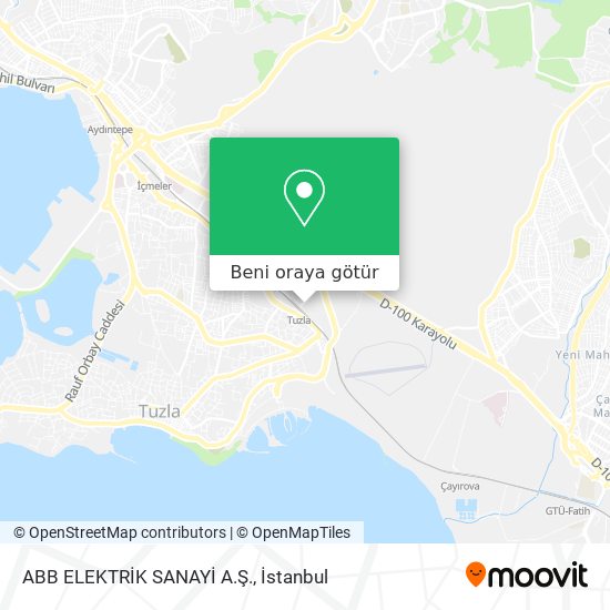 ABB ELEKTRİK SANAYİ A.Ş. harita