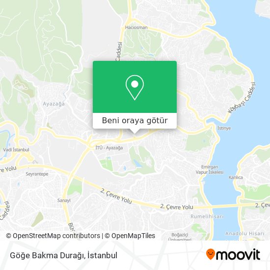 Göğe Bakma Durağı harita