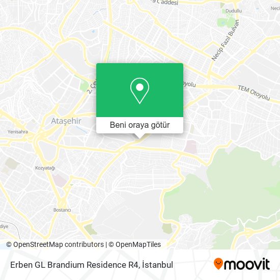 Erben GL Brandium Residence R4 harita