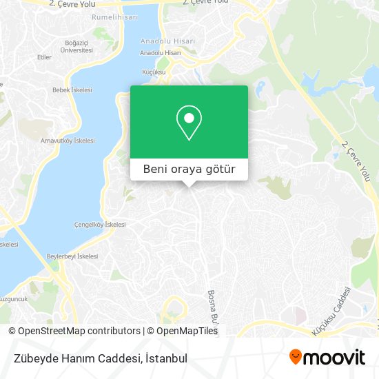 Zübeyde Hanım Caddesi harita