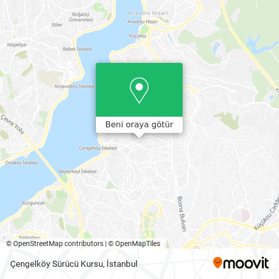 Çengelköy Sürücü Kursu harita