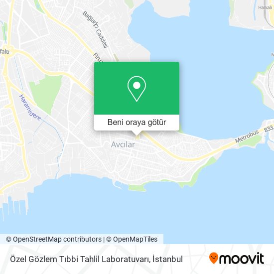 Özel Gözlem Tıbbi Tahlil Laboratuvarı harita