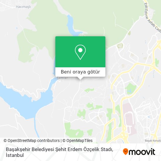 Başakşehir Belediyesi Şehit Erdem Özçelik Stadı harita