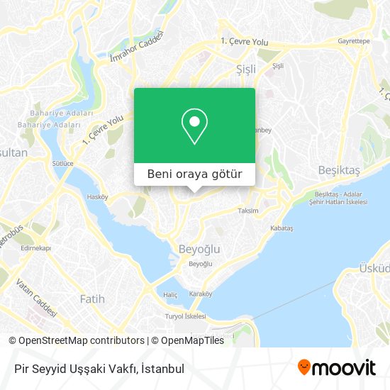 Pir Seyyid Uşşaki Vakfı harita