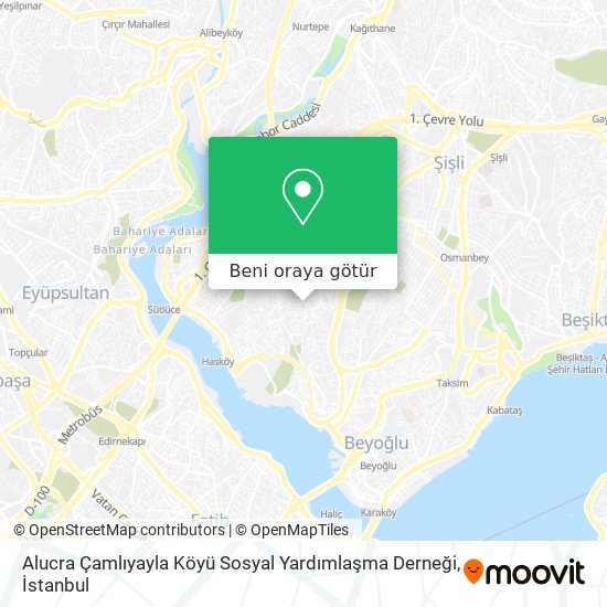 Alucra Çamlıyayla Köyü Sosyal Yardımlaşma Derneği harita