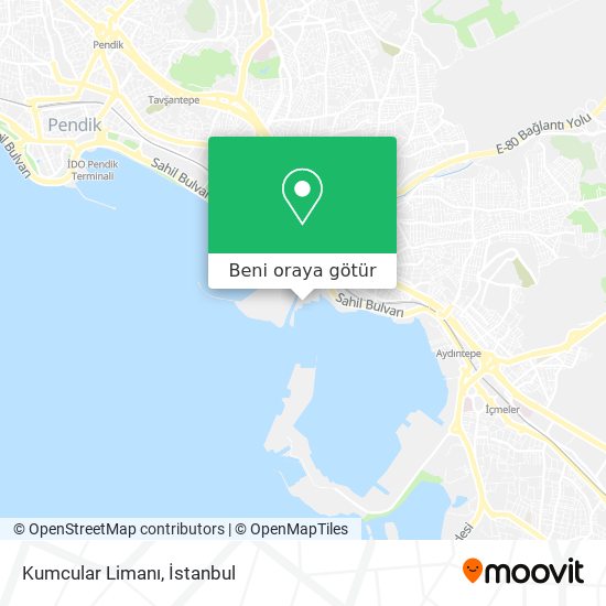 Kumcular Limanı harita