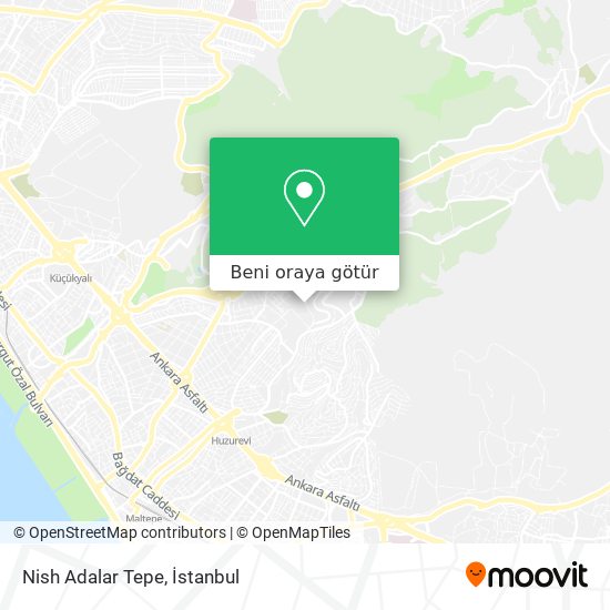 Nish Adalar Tepe harita