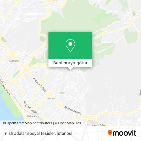 nish adalar sosyal tesisler harita