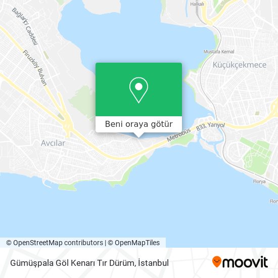 Gümüşpala Göl Kenarı Tır Dürüm harita
