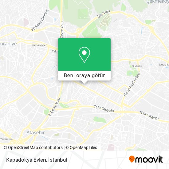 Kapadokya Evleri harita
