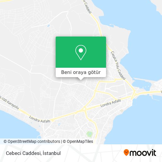 Cebeci Caddesi harita