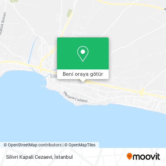 Silivri Kapali Cezaevi harita