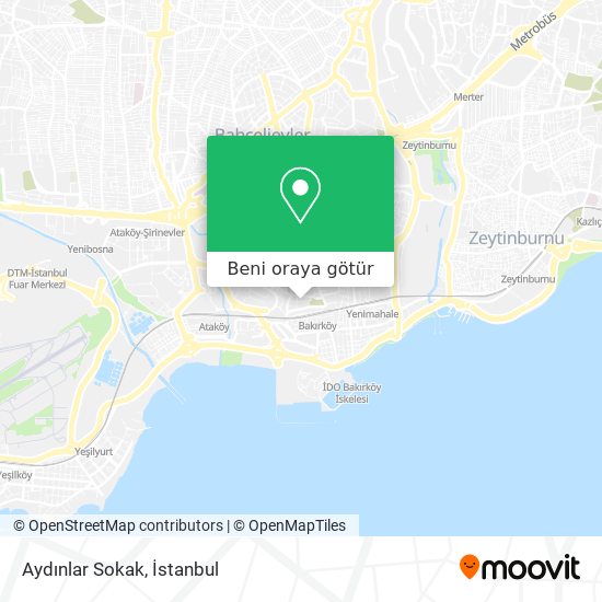 Aydınlar Sokak harita