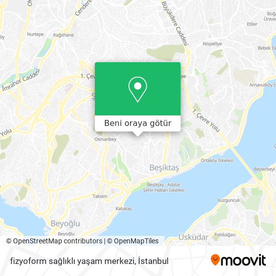 fizyoform sağlıklı yaşam merkezi harita