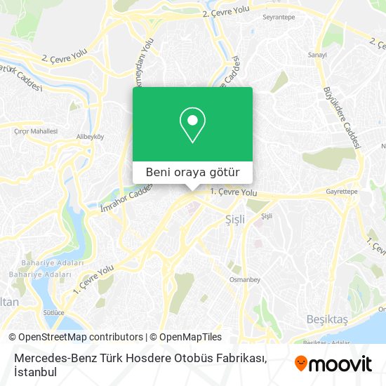 Mercedes-Benz Türk Hosdere Otobüs Fabrikası harita