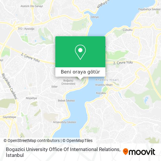 Bogazici University Office Of International Relations harita