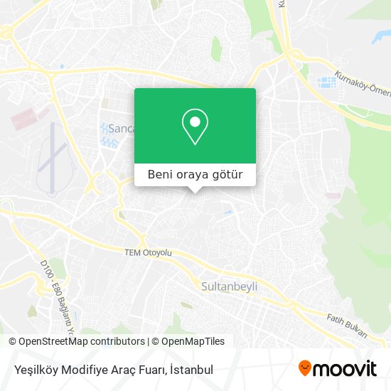 Yeşilköy Modifiye Araç Fuarı harita