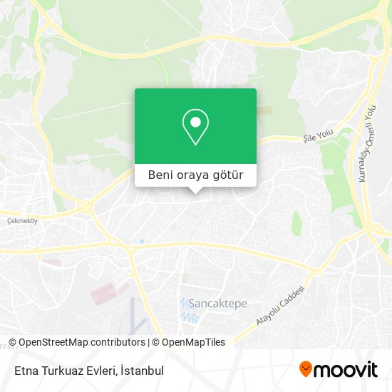 Etna Turkuaz Evleri harita