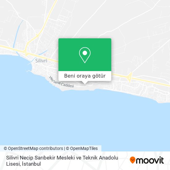 Silivri Necip Sarıbekir Mesleki ve Teknik Anadolu Lisesi harita