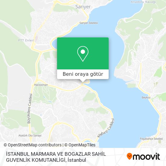 İSTANBUL MARMARA VE BOGAZLAR SAHİL GUVENLİK KOMUTANLİGİ harita