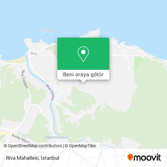 Riva Mahallesi harita