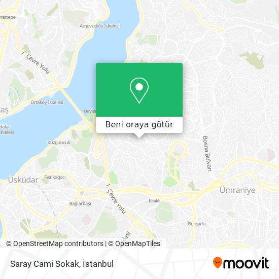 Saray Cami Sokak harita