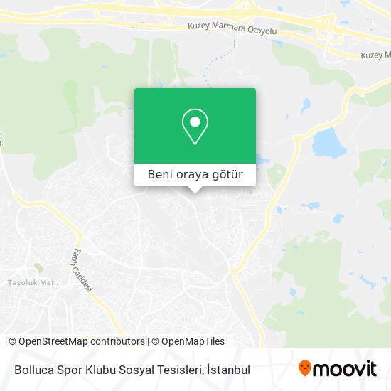 Bolluca Spor Klubu Sosyal Tesisleri harita