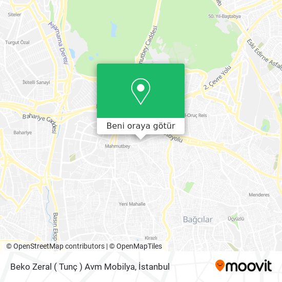 Beko Zeral ( Tunç ) Avm Mobilya harita