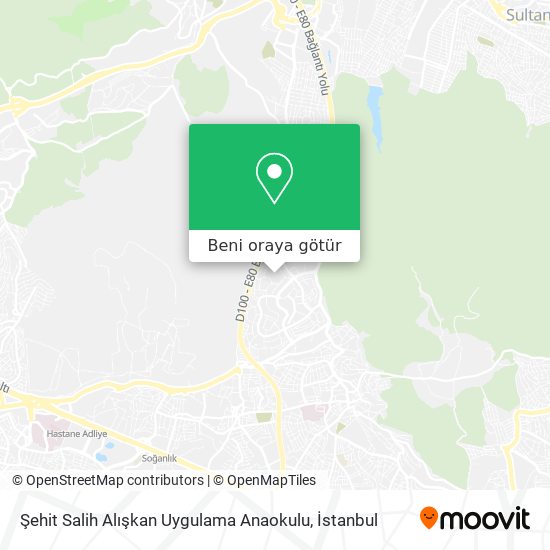 Şehit Salih Alışkan Uygulama Anaokulu harita