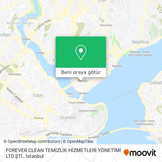 FOREVER CLEAN TEMİZLİK HİZMETLERİ YÖNETİMİ LTD.ŞTİ. harita