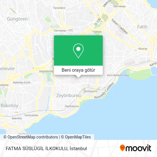 FATMA SÜSLÜGİL İLKOKULU harita