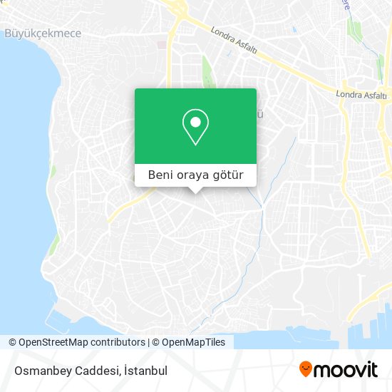 Osmanbey Caddesi harita
