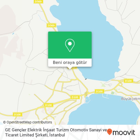 GE Gençler Elektrik İnşaat Turizm Otomotiv Sanayi ve Ticaret Limited Şirketi harita