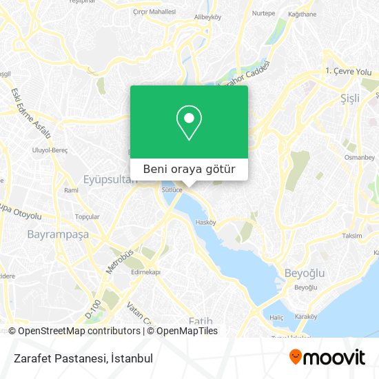 Zarafet Pastanesi harita