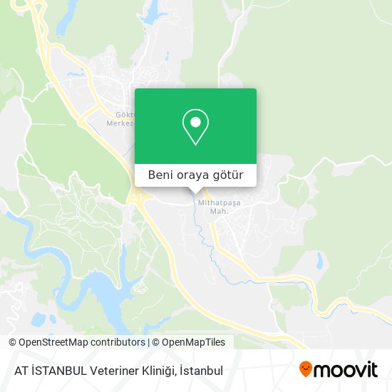 AT İSTANBUL Veteriner Kliniği harita