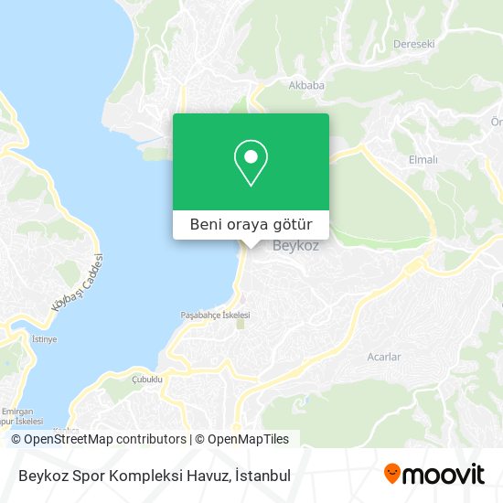 Beykoz Spor Kompleksi Havuz harita