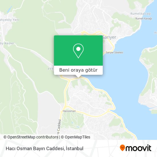 Hacı Osman Bayırı Caddesi harita