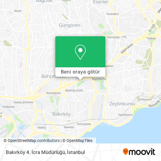 Bakırköy 4. İcra Müdürlüğü harita
