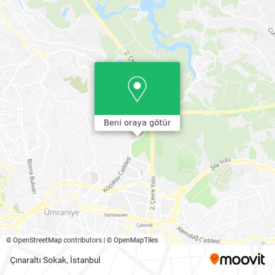 Çınaraltı Sokak harita
