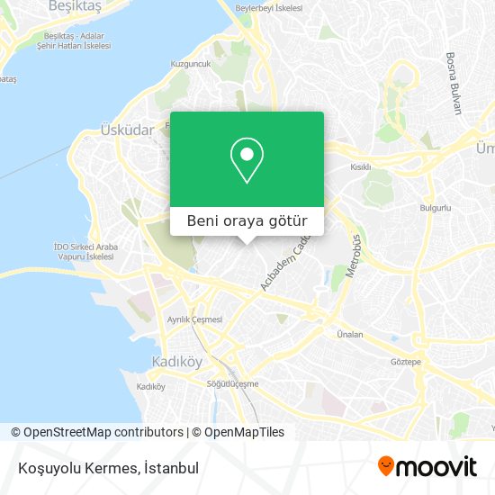 Koşuyolu Kermes harita