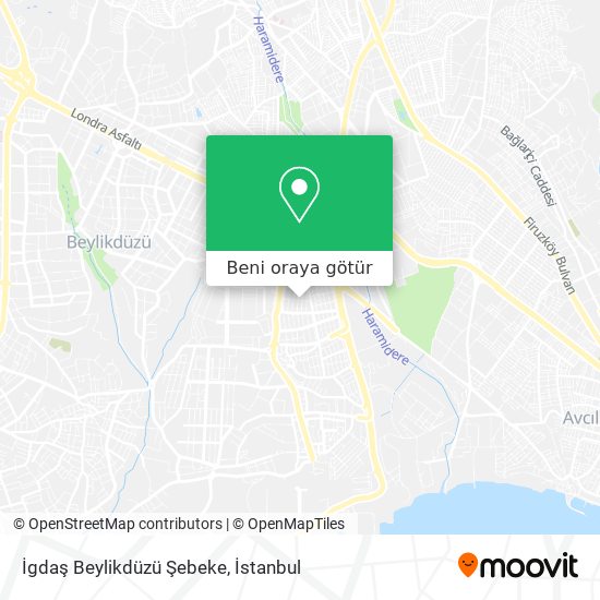 İgdaş Beylikdüzü Şebeke harita
