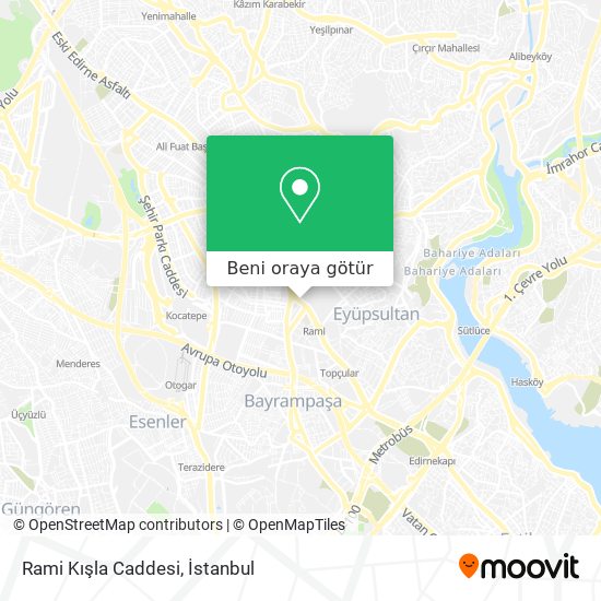 Rami Kışla Caddesi harita