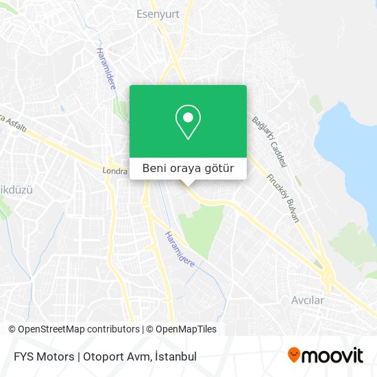 FYS Motors | Otoport Avm harita