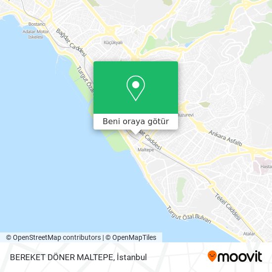 BEREKET DÖNER MALTEPE harita