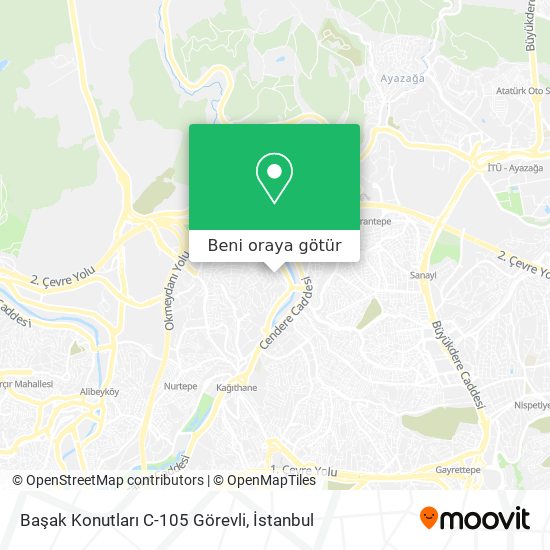 Başak Konutları C-105 Görevli harita