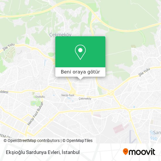 Ekşioğlu Sardunya Evleri harita
