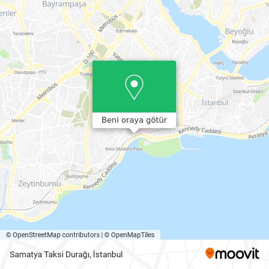 Samatya Taksi Durağı harita