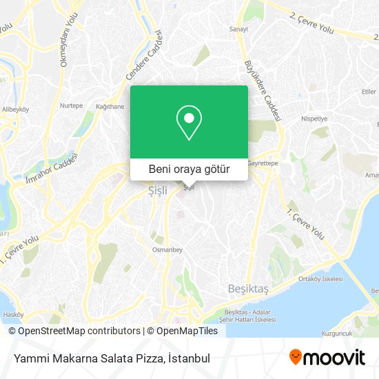Yammi Makarna Salata Pizza harita