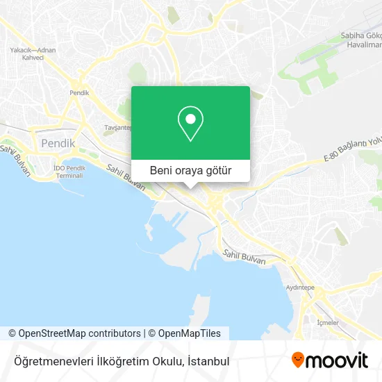 Öğretmenevleri İlköğretim Okulu harita