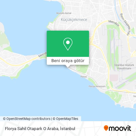 Florya Sahil Otapark O Araba harita